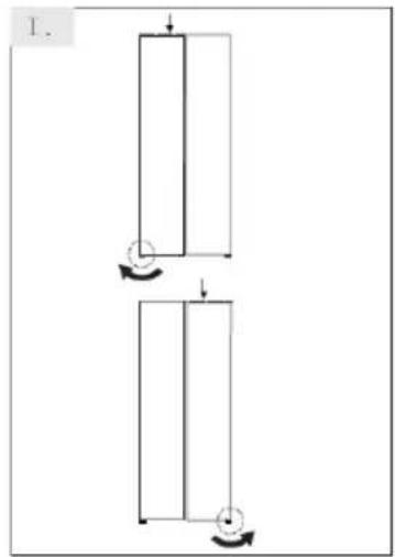 CANDY CNSQ2T918EWX - Regolazione fine delle porte - 1