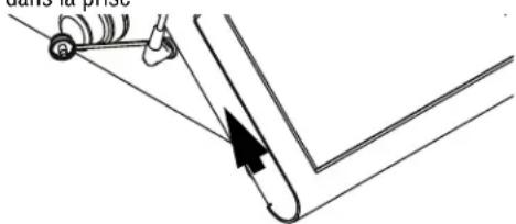 Vollrath HPI4-260003 - Branchement de la sonde et insertion dans les aliments - 1