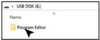 Vollrath HPI4-260003 - Load the Program Editor - 2