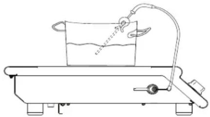 Vollrath HPI4-260003 - Branchement de la sonde et insertion dans les aliments - 2