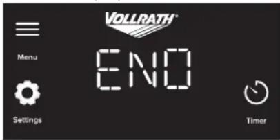 Vollrath MPI4-1800 - Fijar el temporizador (opcional) - 4