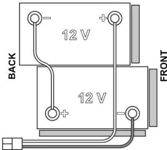 ADVANCE SC500 - Carregamento das baterias - 1