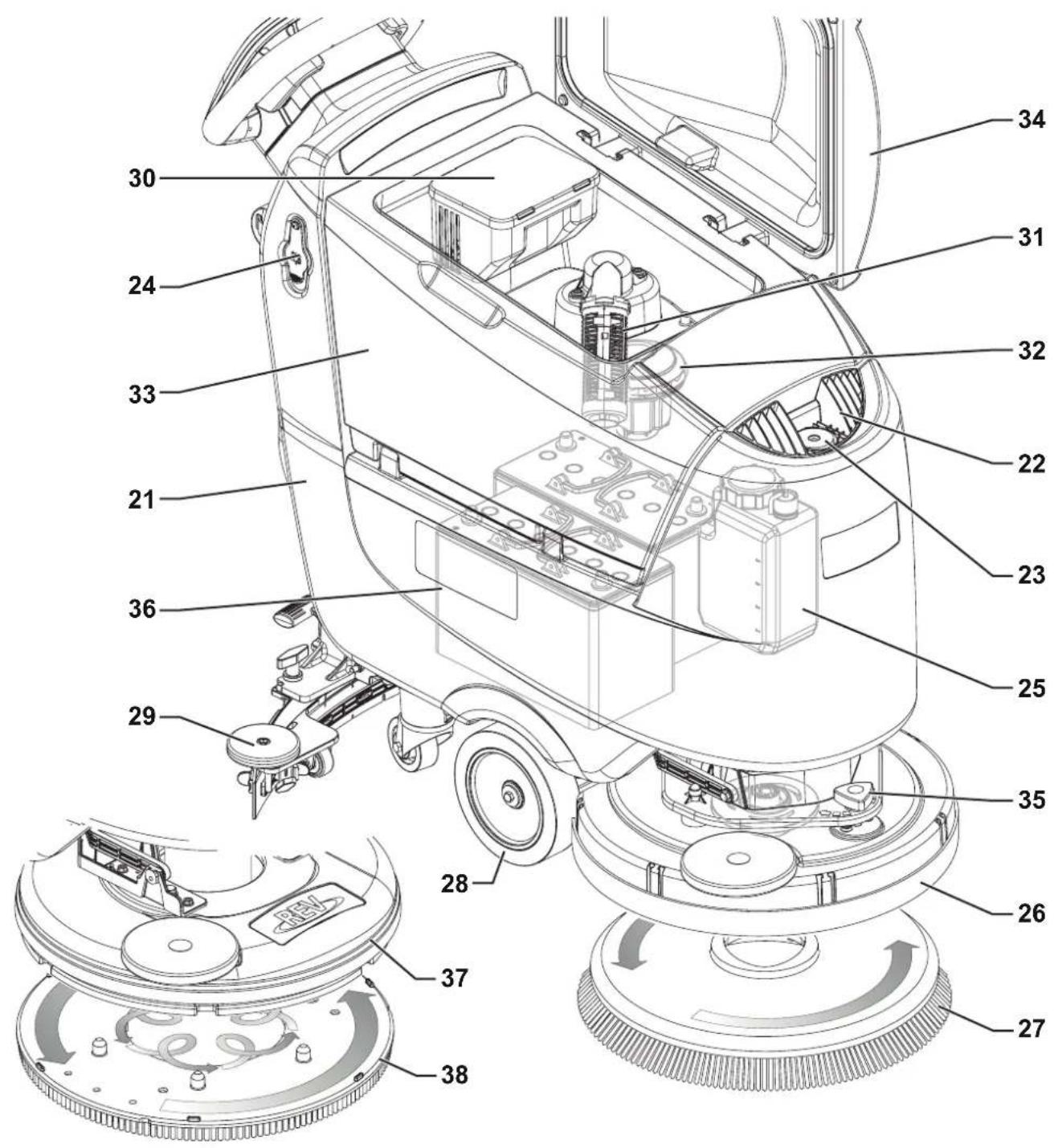 ADVANCE SC500 - MACHINE STRUCTURE (Continues) - 1
