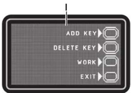 ADVANCE SC500 - User Key Management Screen (I, Fig. 11) - 1