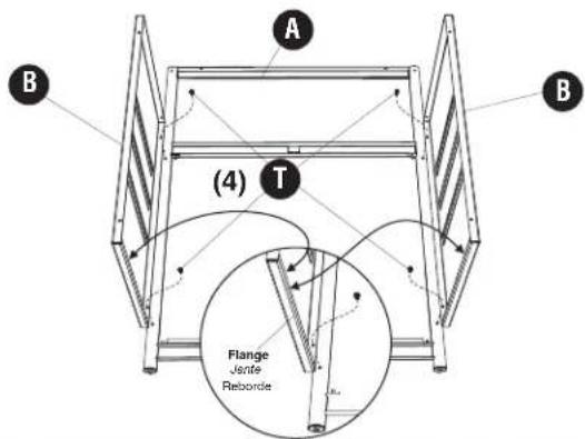 A B (4) T Flange Jenife Rebarde