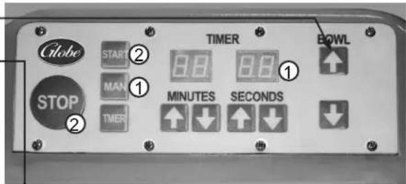 Globe SPC10 - Fonctionnement en continu - MODE MANUEL - 1