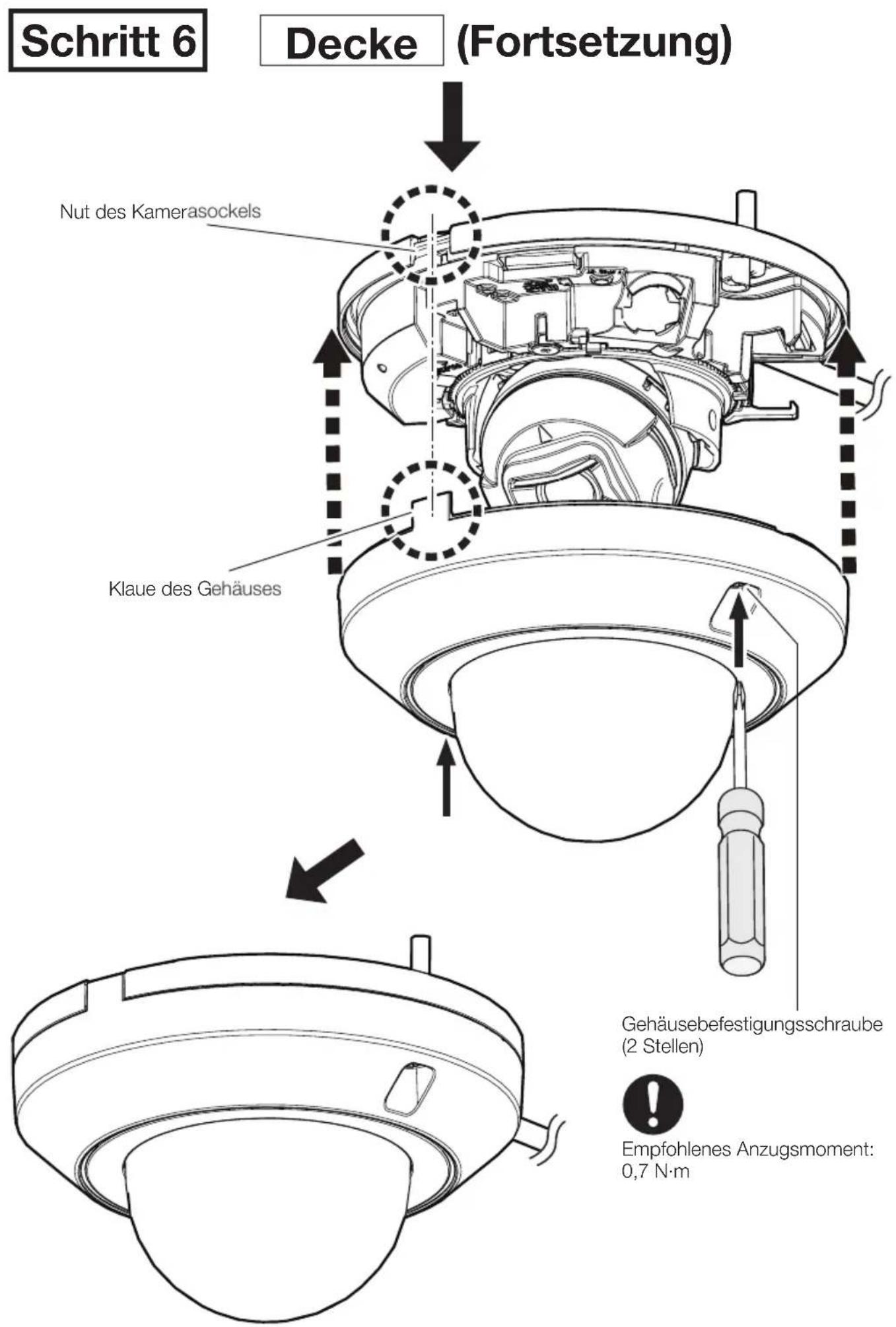 i-PRO WV-U22750-F3L - → Schalten Sie die Stromversorgung ein (PoE). - 3