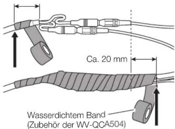 i-PRO WV-U22750-F3L - ■ Bei Verwendung des Audiokabels - 2