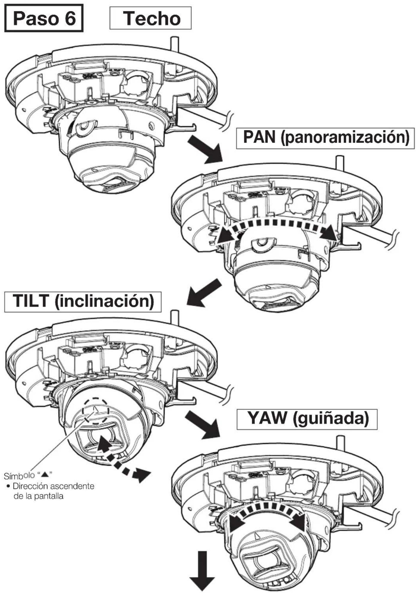 i-PRO WV-U22750-F3L - Paso 5 | → Conecte la alimentación (PoE). - 2