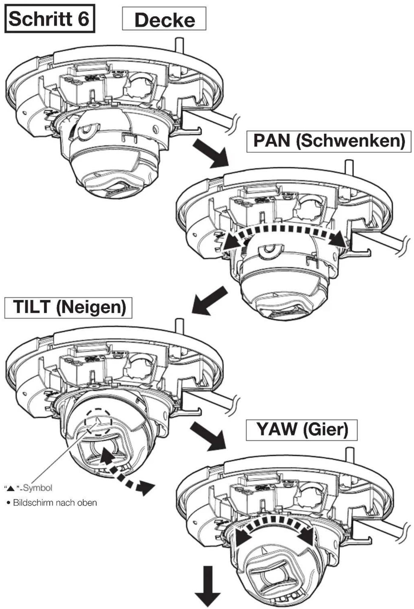 i-PRO WV-U22750-F3L - → Schalten Sie die Stromversorgung ein (PoE). - 2