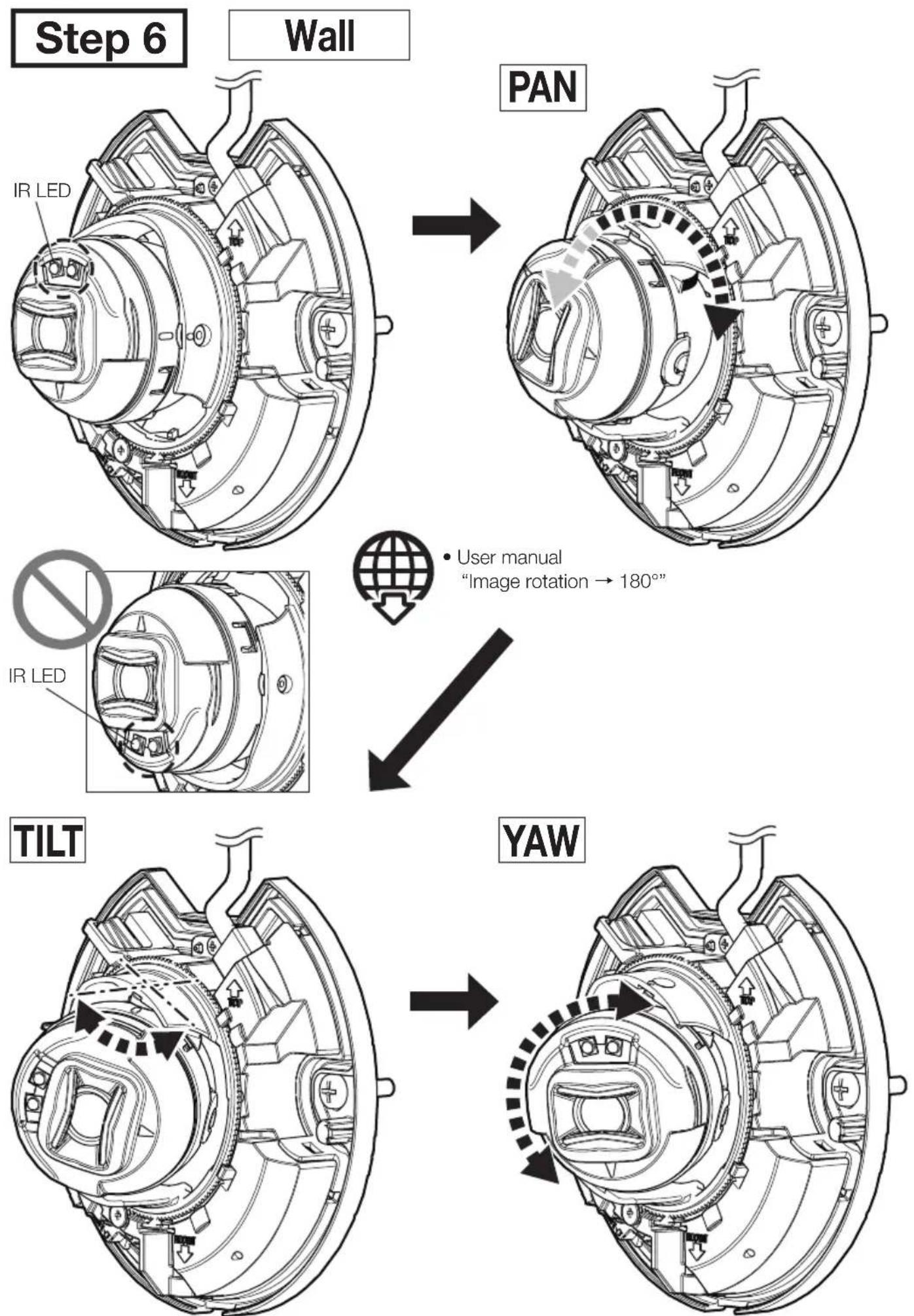 i-PRO WV-U22750-F3L - Step 5 → Turn the power on (PoE). - 5