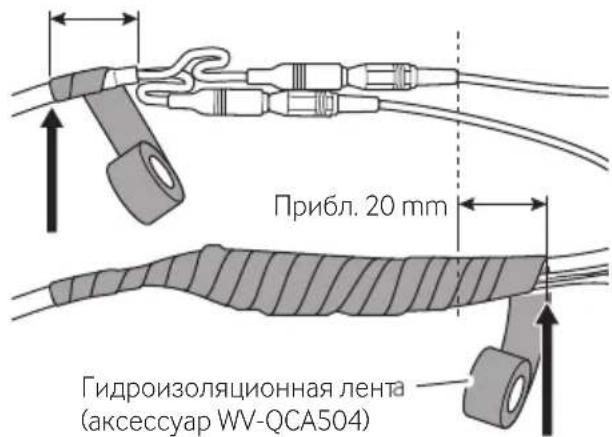 i-PRO WV-U22750-F3L - При использовании аудиокабеля - 2