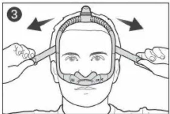 ResMed AirTouch N30i - Fitting your mask - 3