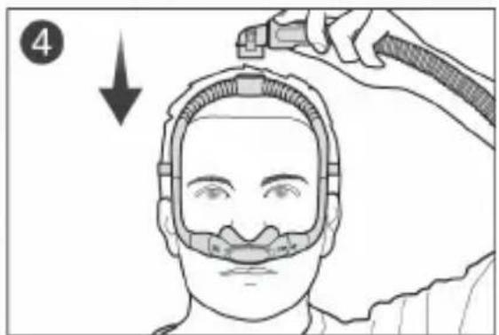 ResMed AirTouch N30i - Fitting your mask - 4