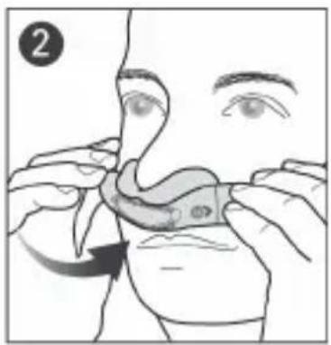 ResMed AirTouch N30i - Fitting your mask - 2