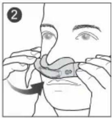 ResMed AirTouch N30i - Anlegen der Maske - 2