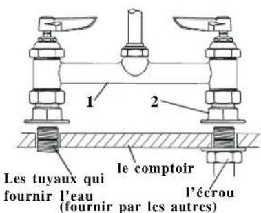 T&S B-0220 - L'installation du robinet - 2