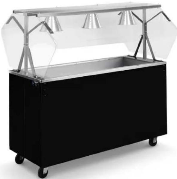 Vollrath 38713 - Estación de comida fría no refrigerada Affordable Portable™ - 1