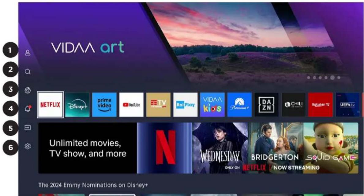 EKO K430FVD - VIDAA TV - HOME SCREEN - 1