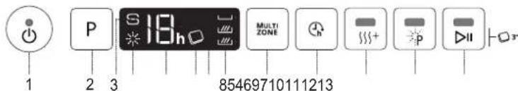 WHIRLPOOL WH6IA10BS7L0 - CONTROL PANEL - 1