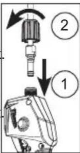 MILWAUKEE M18 3019-21PS - Connexion de la lance d'arrosage à la poignée de la gachette - 1