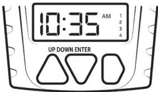 10:35 AM UP DOWN ENTER