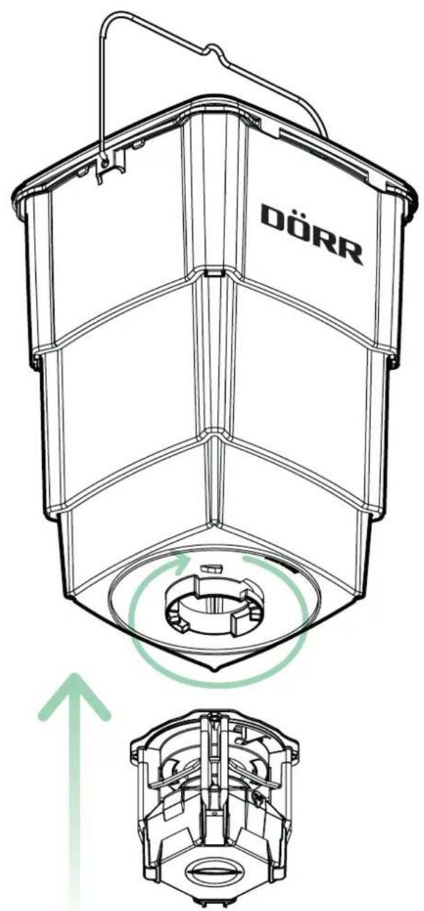 Dörr Compact 204371 - | MOUNTING ONTO FEED CONTAINER - 1