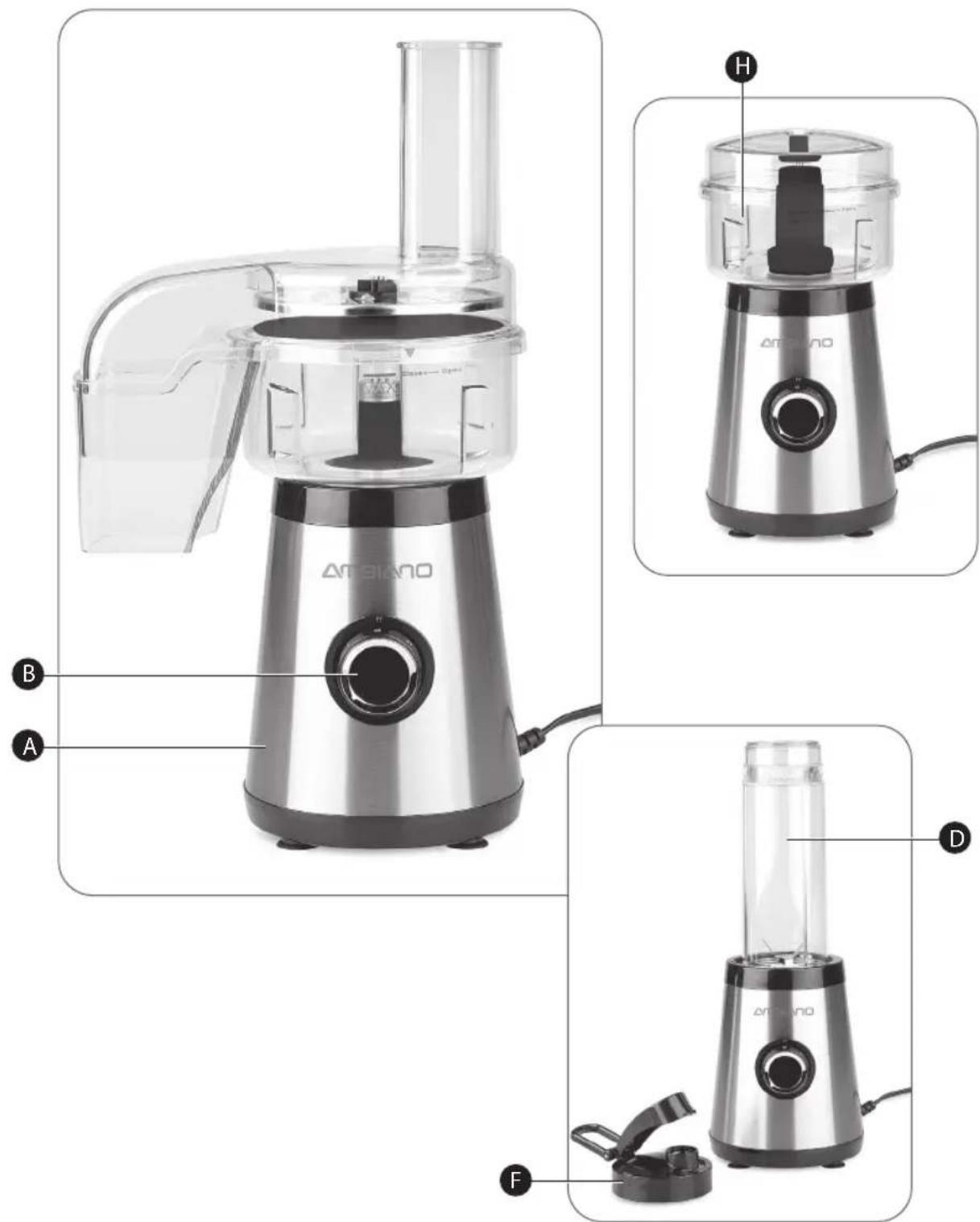 Ambiano GT-SF-MFP-01 - Gebruik volgens de voorschriften - 1