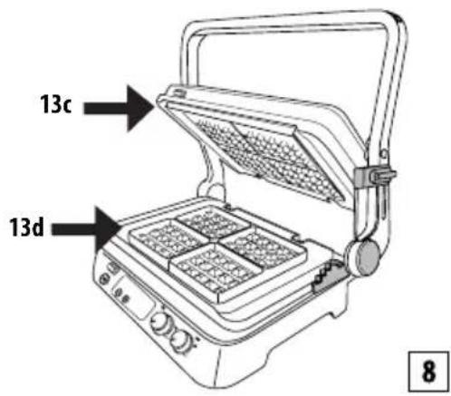 BRAUN MultiGrill 7 CG 7044 - Вафельный режим (только для модели CG7044) - 1