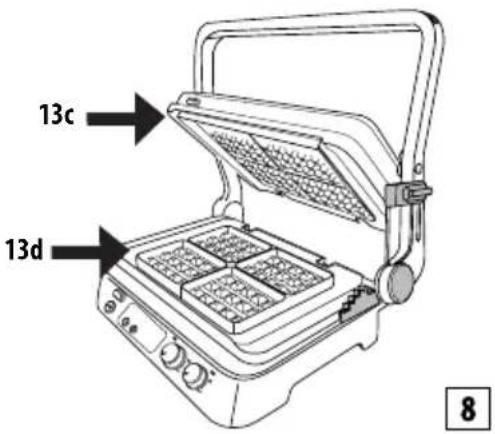 BRAUN MultiGrill 7 CG 7044 - Λειτουργία waffle (μόνο στο μοντέλο CG7044) - 1