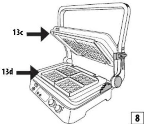 BRAUN MultiGrill 7 CG 7044 - Wafelmodus (alleen voor het model CG7044) - 1