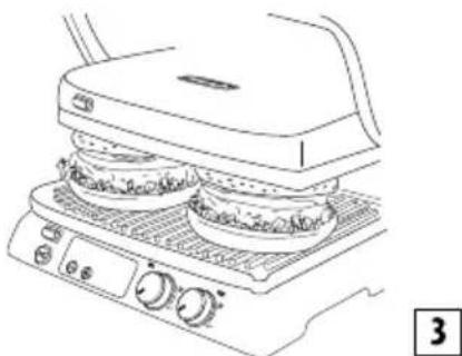 BRAUN MultiGrill 7 CG 7044 - Grelhador de placas (posição fechada) - 1