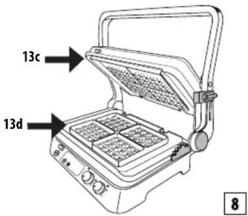 BRAUN MultiGrill 7 CG 7044 - Вафли режимі (тек CG7044 моделіне арналған) - 1