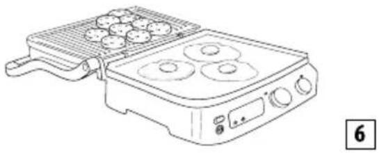 BRAUN MultiGrill 7 CG 7044 - Aufgeklappter Grill - 3