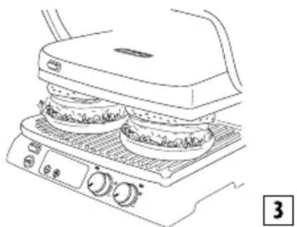 BRAUN MultiGrill 7 CG 7044 - Түйіспе гриль (жабык, күйде) - 1