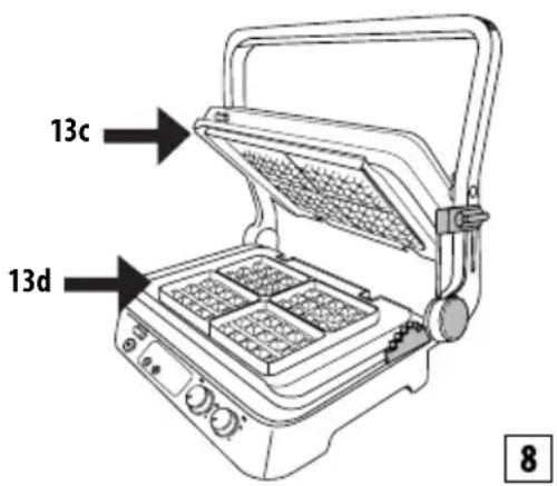 BRAUN MultiGrill 7 CG 7044 - Waffelfunktion (nur beim Modell CG7044) - 1
