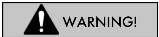 GRAEF SKS 522 - Warning messages and symbols - 1