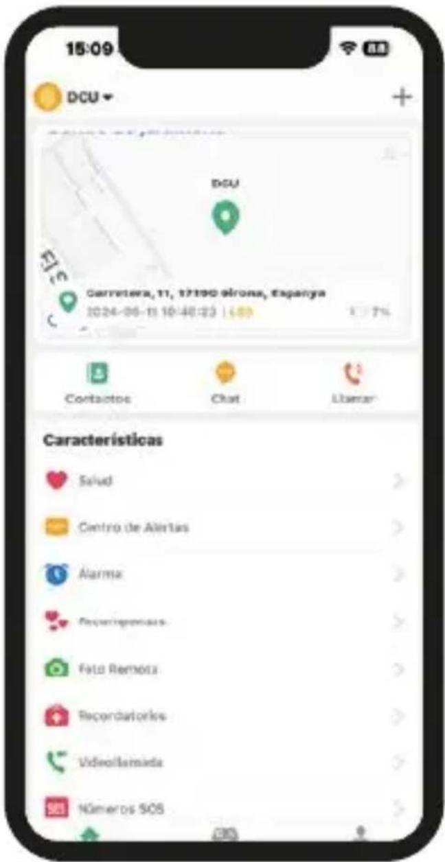 DCU LittleOne 4G - MAIN FUNCTIONS OF THE APP SETRACKER2 - 1