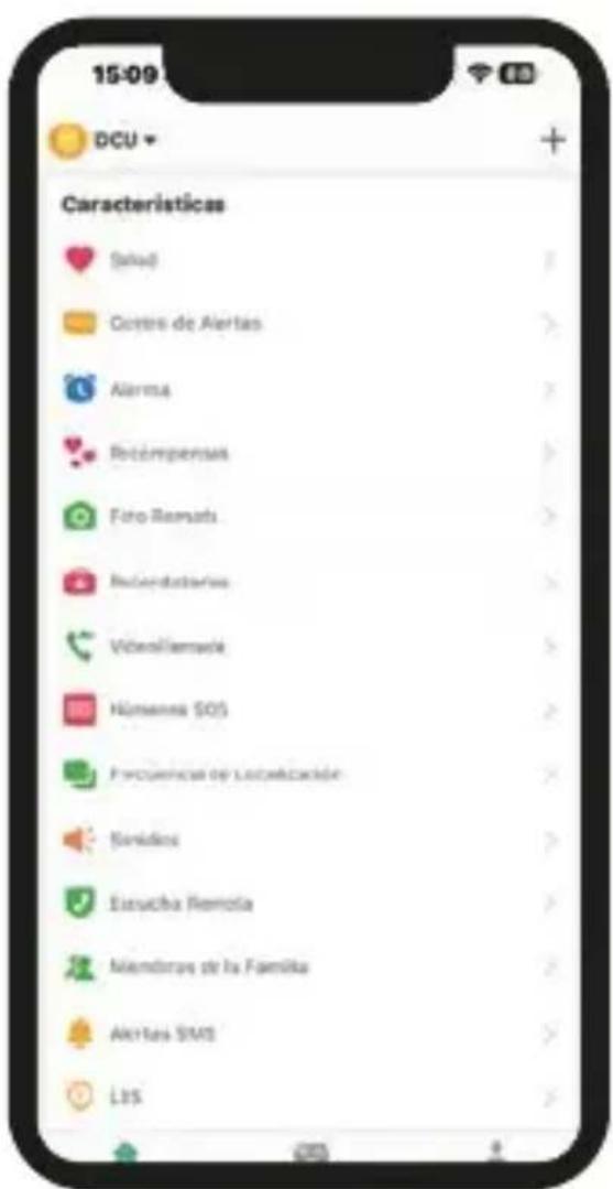 DCU LittleOne 4G - PRINCIPALS FUNCIONS DE L'APP SETRACKER2 - 6