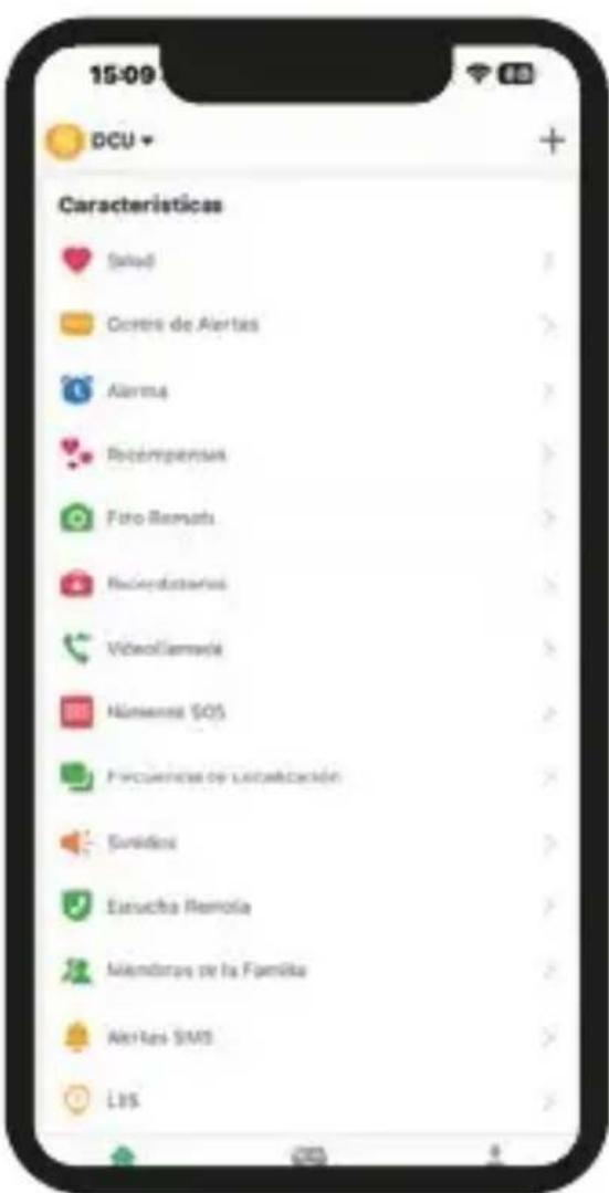 DCU LittleOne 4G - PRINCIPALES FUNCIONES DE LA APP SETRACKER2 - 5