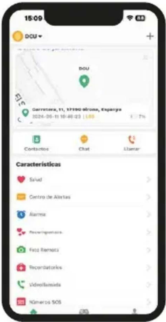 DCU LittleOne 4G - PRINCIPALES FUNCIONES DE LA APP SETRACKER2 - 1