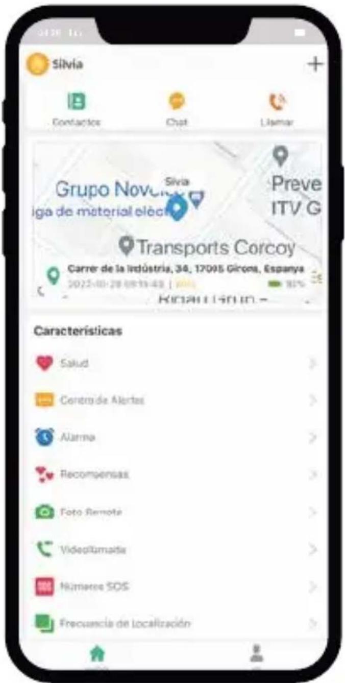 DCU Kids Pro - Main functions of the APP SeTracker2 - 1