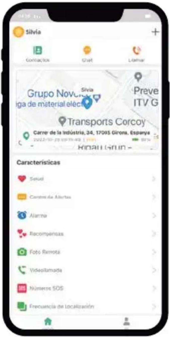 DCU Kids Pro - Principais funções do APP SeTracker2 - 1