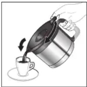 KRUPS Dahlstrom KT611D - Pause and Serve feature: - 1