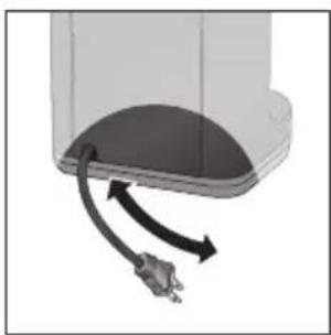 KRUPS Dahlstrom KT611D - COMPARTIMIENTO DEL CABLE - 1