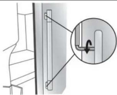 WHIRLPOOL CAE2779JWH - Refrigerator Door Handle Style 2 - 2
