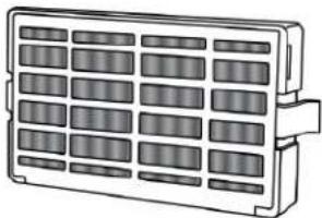 WHIRLPOOL CAE2779JWH - Install Air Filter (on some models) - 1