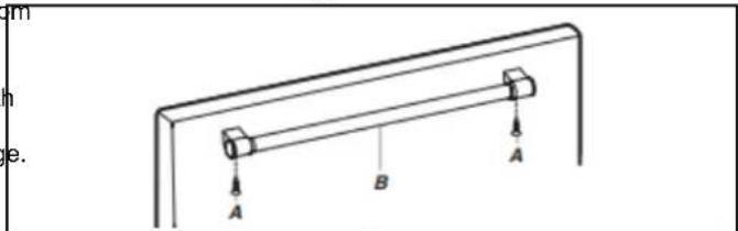 WHIRLPOOL WRB322DMBSS - Freezer Door Handle Style 4 - 1
