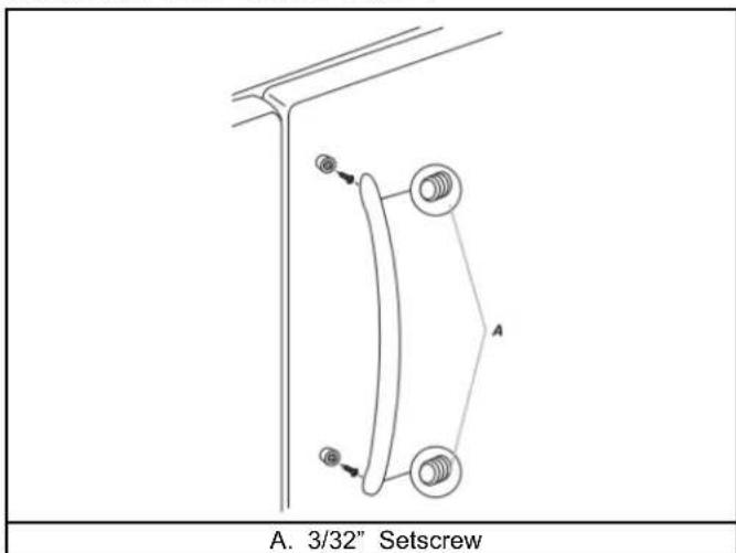 WHIRLPOOL WRB322DMBSS - REFRIGERATOR DOOR HANDLES - 1