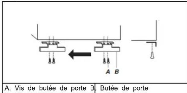 WHIRLPOOL WRB322DMBSS - Porte du congélateur - 1
